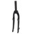 Carbon Fiber Front Fork Replacement Folding Bike Fork with Screws for 20in V Brake C Brake Matte