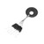 100Pcs/Lot Rubber Fishing Bobber Stopper Float Sinker Cylinder Oval Buoy Float Stop (Cylinder)