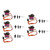 5pcs 9g Micro Servo Metal Gear Upgrade Parts Mini Servo Motor for RC Helicopter Small Robot Boat