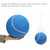 8inches Large Inflatable Rubber Tennis Ball Signature Pet Toy with Net for Playing BlueBlue