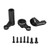 RC Car Steering Parts Upgrades Hops Up Set Aluminium Alloy Replacement for TRAXXAS 1/8 4WD SLEDG Black