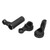 RC Car Steering Parts Upgrades Hops Up Set Aluminium Alloy Replacement for TRAXXAS 1/8 4WD SLEDG Black