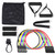 11pcs Resistance Bands Set Workout Fitness Exercise Tube Bands Door Anchor Ankle Straps Cushioned Handles with Carry Bags for Home Gym Travel