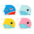 Children Silicone Swimming Cartoon Pattern Little Fish Swimming for 3 to 12 Year Old Blue