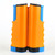 Retractable Table Tennis Net Rack Fashionable Safe Wavy Edge Portable Pong Ball Net Rack for Gym School Orange Blue