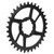 Bicycle Chainring Chainwheel 3mm Offset Direct Mount Narrow Wide Single Chainring for GXP 34T