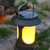 Solar Camping Light Portable LED Tent Lamp Rechargeable Campsite Lantern Stepless Dimming for Outdoor Camping Hiking Fishing Courtyard