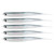 5Pcs Silicone Artificial Simulation Soft Fish Shape Lure Bait Fishing Tackle for Fresh Waterblue 

leopard