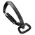Carabiner Clip Auto Locking Square Bottom 360 Rotational Hook Accessory for Dog Leash Hammocks BackpacksBlack