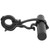 Bicycle Handlebar Extension Bracket Multifunction 10cm Aluminum Alloy Tube for Headlight Computer(Black )