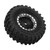 4Pcs RC Vehicle Micro Wheelset Mesh Wheels Rim Tires 55mm for AXIAL SCX24 AXI90081 AXI00001 AXI00002 1/24 RC CarBlack