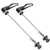 2pcs Mountain Bike Quick Release Road Bicycle Cycling Skewers (Black 100/130 for Mountain Bike)