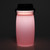 Portable Outdoor Water Bottle USB Solar Charging Camping Light Hiking Luminous Cup(Pink)