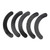 5PCS Drum Dampener Drum Gel Pads Long Strip Soft Silicone Mute Silence Dot Pattern Drum Accessory for Drum Cymbal Black