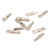 10pcs Swivels Fishing Durable Simple Design High Tensile Swiveling Fishing Tackle for Angling 5mm/0.2in