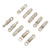 10pcs Swivels Fishing Durable Simple Design High Tensile Swiveling Fishing Tackle for Angling 5mm/0.2in