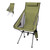 Foldable Camping Chair Ultralight Portable Breathable Aluminum Alloy Frame Chair for Angling OD Green
