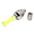 Bike Tire Wheel LED Lights Gas Nozzle Lamp Tire Valve Glow Night Safety Light Yellow