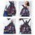 Drawstring Backpack String Bag Sackpack Water Resistant Foldable Portable Sports Gym Sack for Outdoor Shopping Beach Swiming Travel Flower Pattern