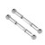 Aluminium Alloy Steering Linkage Rods for Axial  Rock Racer 90026 RC Car (Silver)