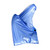 1 Pair PVC Rain Shoes Cover Waterproof Non Slip Overshoes Reusable Rain Shoe Covers for Rainy Days Pearl Blue M