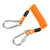 KEEP DIVING Diving Spring Rope Quick Release Diving Anti Lost Rope with Stainless Steel BucklesOrange