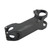 Bike Stem Aluminium Alloy Black Mountain Bike Handlebar Riser Negative 25 Degrees Bike Short Handlebar Stem Riser 90mm