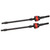 Steel CVD Front Drive Shaft Replacement Accessory Fit for Axial SCX10 1：10 Crawler CarRed