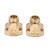 2Pcs Brass Front Rear Axle Bridge Cover for 1/10 RC Car Only for Axial Capra Original Bridge