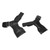 Lifting Straps Rubber Hard Pull Wrist Lifting Straps Durable Deadlift Straps for Fitness Gymnastics Weightlifting A Pair Black