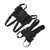 Chest Pack Oxford Cloth Nylon Universal Hands Free Chest Front Pouch Vest Bag for Outoor Camping Black