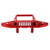 Front Bumper Aluminum Alloy RC Car Accessory with LED Light Hole for Axial 1/6 for SCX6 CarRed