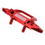 Front Bumper Aluminum Alloy RC Car Accessory with LED Light Hole for Axial 1/6 for SCX6 CarRed