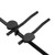 Bike Split Rest Handlebar Aluminum Alloy Bike Armrest TT Relax Bar with Sponge Pad for Long Distance Riding