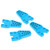 4pcs RC Car Aluminum Alloy Shock Absorber Mount for SCX10 1/10 RC Crawler Upgrade PartsBlue