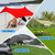 Telescoping Tarp Poles Adjustable Camping Tent Poles Portable Lightweight Aluminum Tent Poles Replacement for Awnings Canopy Rain Fly Shelter