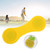 Silicone Compact Golf Ball Marker Fruit Pattern Hat Clip Cap Clamp Accessory SuppliesYellow Ananas
