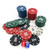 100Pcs Counting Game Chips Plastic Poker Chips Markers with Box for Math Practice Poker Chips Game