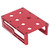 RC Car Work Stand Wear Resistant Aluminum Alloy RC Car Repair Workstation for 1/8 for 1/10 RC Truck Scales Red