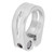 28.6mm Bike Seat Post Clamp Aluminum Alloy Locking Seat Tube Holder Clip for Mountain BicycleSilver