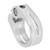 28.6mm Bike Seat Post Clamp Aluminum Alloy Locking Seat Tube Holder Clip for Mountain BicycleSilver