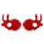1Pair Aluminum Alloy Portal Drive Housing Front for Traxxas TRX-4 1/10 Crawler RC Part (Red)