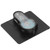 Mini Signal Light IPX8 Waterproof Outdoor Vest Helmet Safety Light with Hook and LoopBlack Base Orange Light