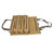 Tool Roll Bag 600D Oxford Cloth Wear Resistant Dirt Resistant Multi Pockets Portable Car Tool Roll Storage Bags for Outdoor Khaki