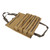 Tool Roll Bag 600D Oxford Cloth Wear Resistant Dirt Resistant Multi Pockets Portable Car Tool Roll Storage Bags for Outdoor Khaki