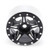 4pcs RC Aluminium Alloy Beadlock Wheel Rim Hub for Axial SCX24 90081 1/24 RC Car Upgrade PartsBlack