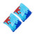 Swimming Arm Float PVC Inflatable Rollup Armband Ring Floater Sleeve for Adult Kid Beginner Blue