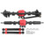Gear Front and Rear Axle with 2 Transimission Shaft for SCX10 I/SCX10 II 1/10 RC Car