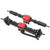 Gear Front and Rear Axle with 2 Transimission Shaft for SCX10 I/SCX10 II 1/10 RC Car