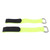 2Pcs Fastening Straps Nylon 20x200mm Adjustable Elastic Bicycle Fixed Organizer BeltYellow